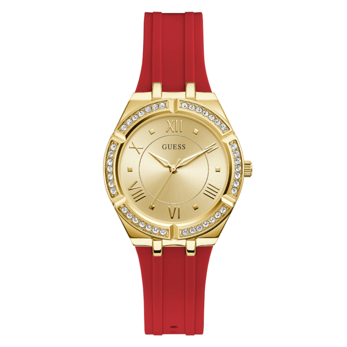 Reloj Guessde Dama  COSMO color rojo