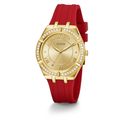 Reloj Guessde Dama  COSMO color rojo