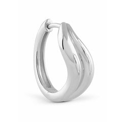 Aretes Guess Dama Fluid Plateado Aretes Guess Dama Fluid Plateado