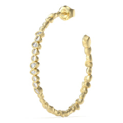 Aretes Guess Dama Panarea Dorado Aretes Guess Dama Panarea Dorado