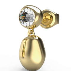 Aretes Guess Dama Panarea Dorado Aretes Guess Dama Panarea Dorado