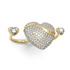 Anillo Guess para Dama IN MY HEART color dorado Anillo Guess para Dama IN MY HEART color dorado