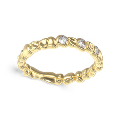 Anillo Guess Dama Panarea Dorado Anillo Guess Dama Panarea Dorado