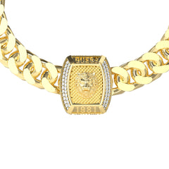 Brazalete Guess para Caballero  Lion King color dorado Brazalete Guess para Caballero  Lion King color dorado