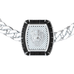 Brazalete Guess para Caballero Lion King Color Plata Brazalete Guess para Caballero Lion King Color Plata