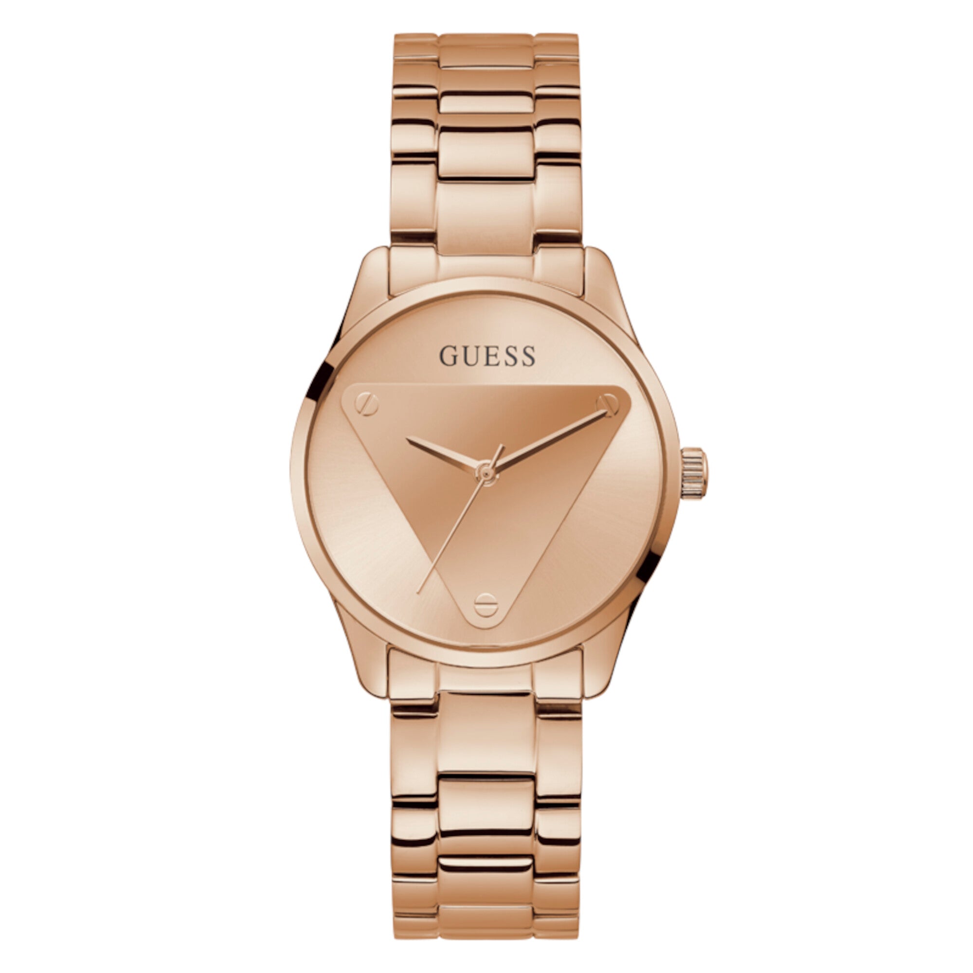 Reloj Guess de mujer Emblem color oro rosa – regencyecommerce