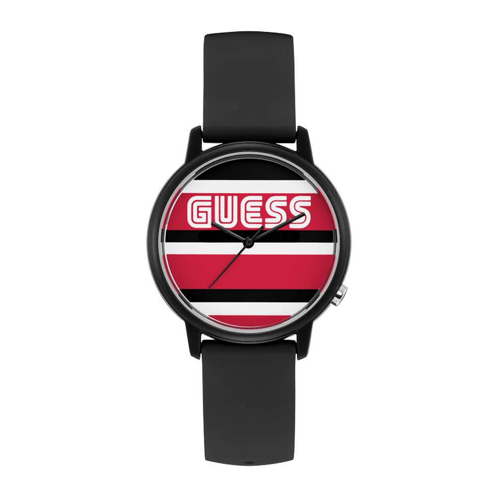 Reloj Guess Unisex Varsity color negro