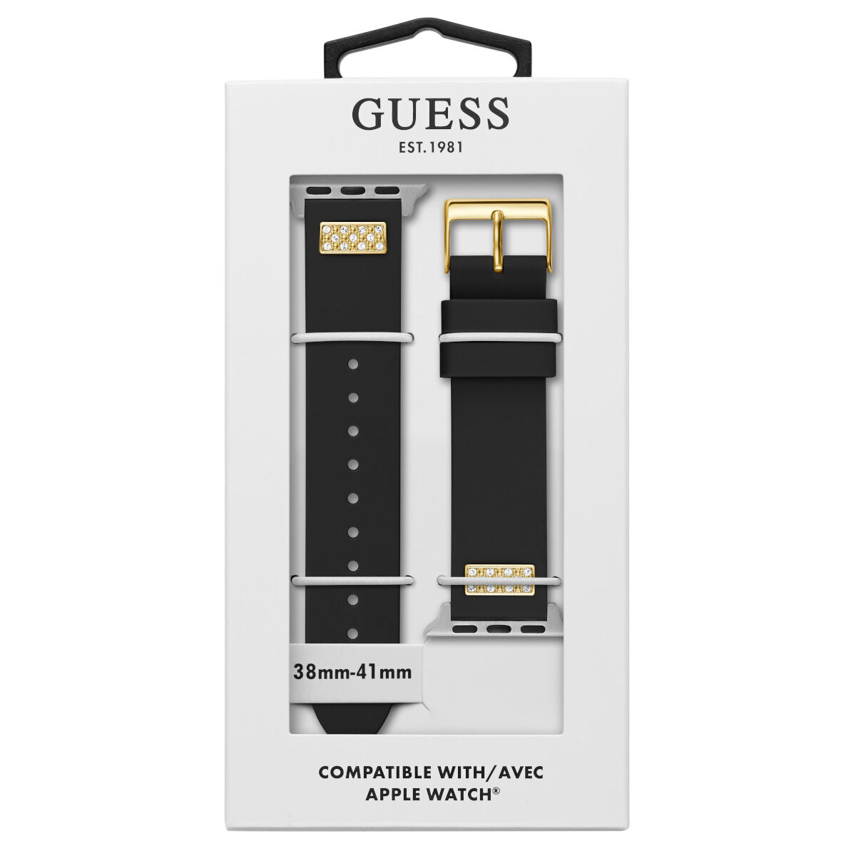 Correa Guess Apple Band (38Mm-40Mm) Negro