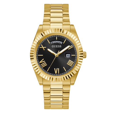 Reloj Guess para caballero Connoisseur color dorado