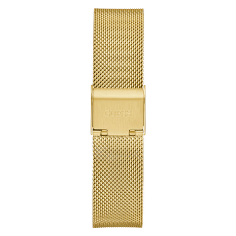 Kit de Reloj y Pulsera Guess en tono dorado con aplicaciones de cristal