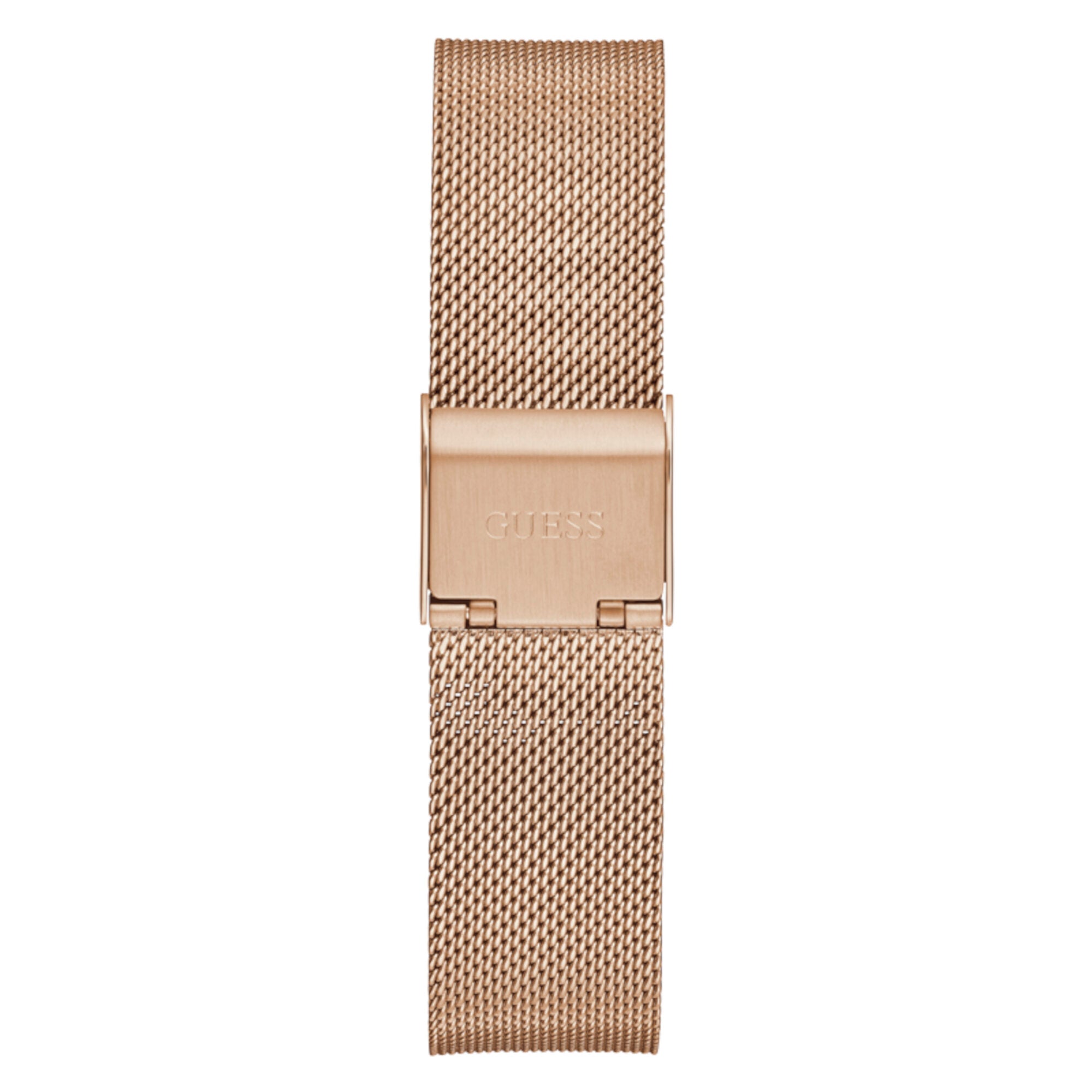Reloj de Dama + aretes Guess oro rosa con aplicaciones de cristal