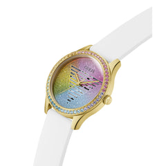 Reloj Guessde Mujer LADY IDOL color blanco