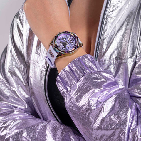 Reloj Guess de  mujer QUEEN color purpura