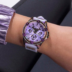 Reloj Guess de  mujer QUEEN color purpura