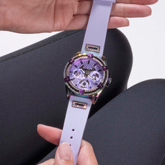 Reloj Guess de  mujer QUEEN color purpura