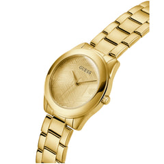 Reloj Guess de  mujer CUBED color oro