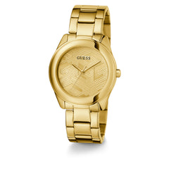 Reloj Guess de  mujer CUBED color oro