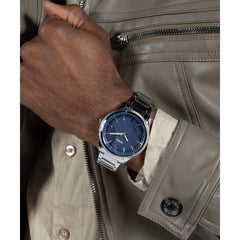 Reloj Guess de hombre DEX color plateado