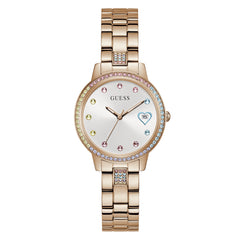 Reloj Guess de mujer  THREE OF HEARTS color oro rosa