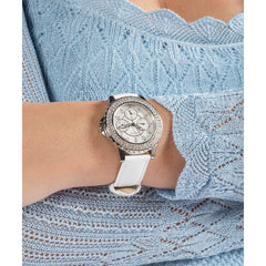 Reloj Guess Dama Crown Jewel Correa Blanca & Azul