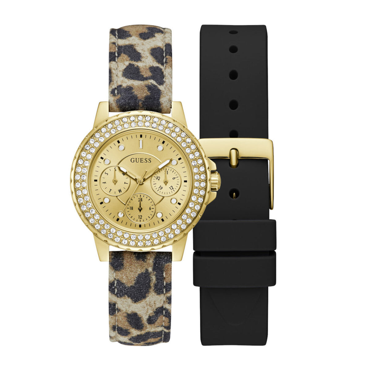 Reloj Guess de mujer Crown Jewel color oro
