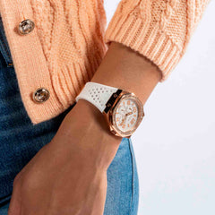 Reloj Guess Mujer Zest color blanco