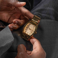Reloj Guess Punctual de Caballero Dorado