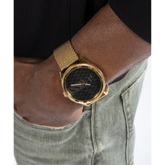 Reloj Guess Reputation de Caballero Dorado