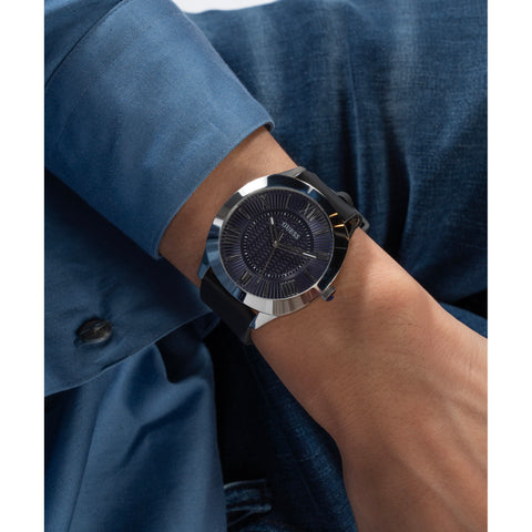 Reloj Guess de hombre ARC color negro con carátula azul