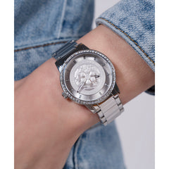 Reloj Guessde mujer PETAL color plata