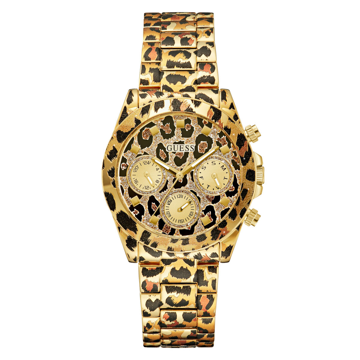 Reloj Guessde mujer LEOPARDESS color animal print