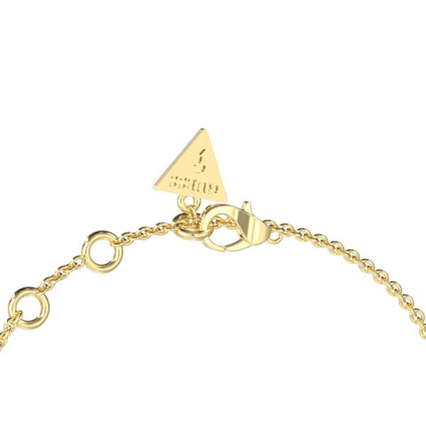 Brazalete Guess para dama 4g logo knot mini bracelet color plateado