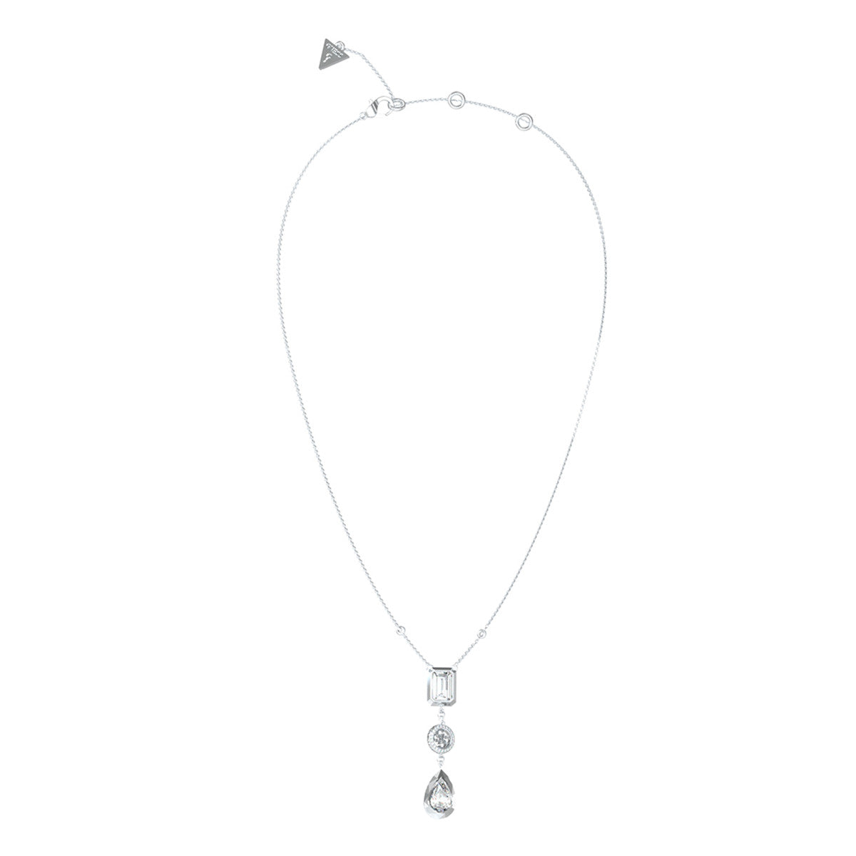 Collar Guess Dama 4G Light Plateado