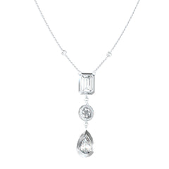 Collar Guess Dama 4G Light Plateado