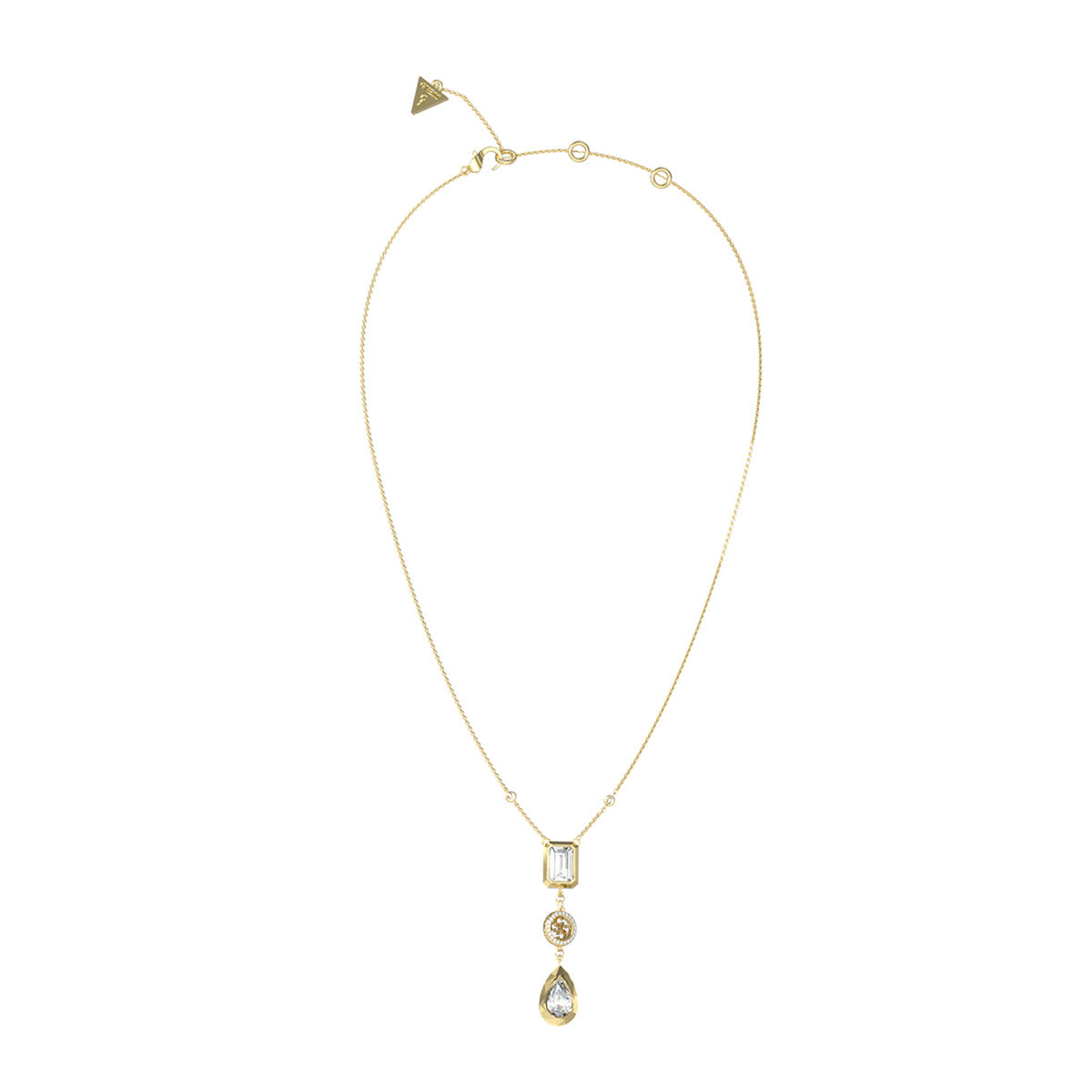 Collar Guess Dama 4G Light Dorado