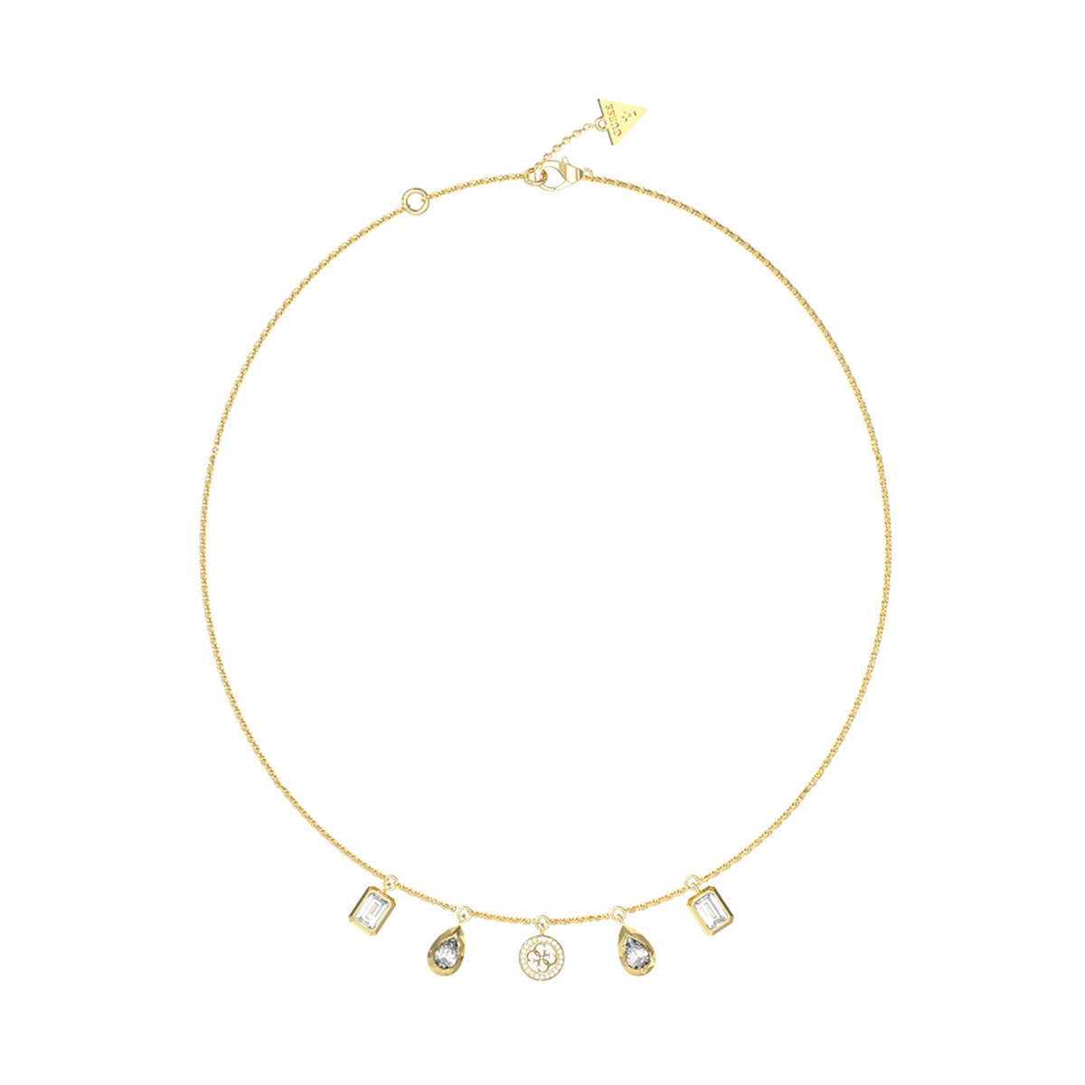 Collar Guess Dama 4G Light Dorado