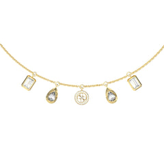 Collar Guess Dama 4G Light Dorado