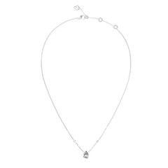 Collar Guess Dama 4G Light Plateado