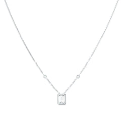 Collar Guess Dama 4G Light Plateado