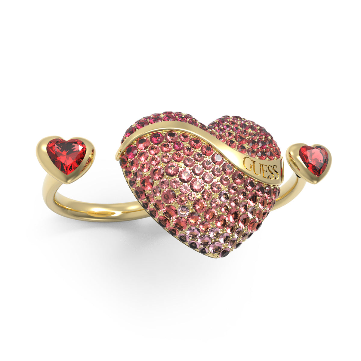 Anillo Guess para Dama  IN MY HEART color dorado