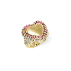 Anillo Guess para Dama  Beloved color dorado