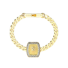 Brazalete Guess para Caballero Lion King color dorado