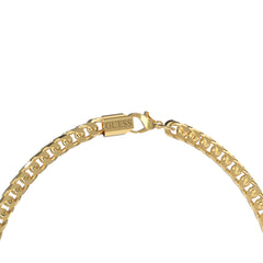 Collar Guess para Caballero  vegas color plateado