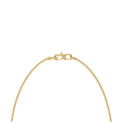 Collar Guess para caballero Legacy color dorado