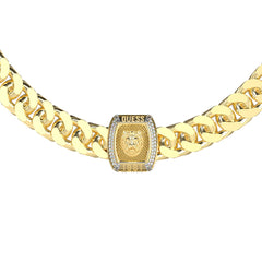 Collar Guess para Caballero Lion King color dorado