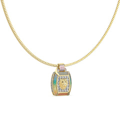 Collar Guess para Caballero Lion King color Dorado