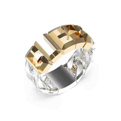 Anillo Guess para gents VEGAS color bitono