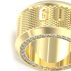 Anillo Guess para Caballero  Lion King color dorado