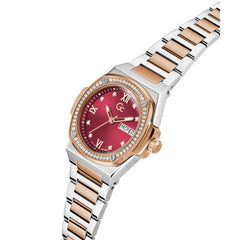 Reloj Guessde Mujer Gc Coussin Shape Lady color plata