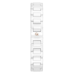 Reloj Guessde Mujer Gc Coussin Shape Mini color blanco